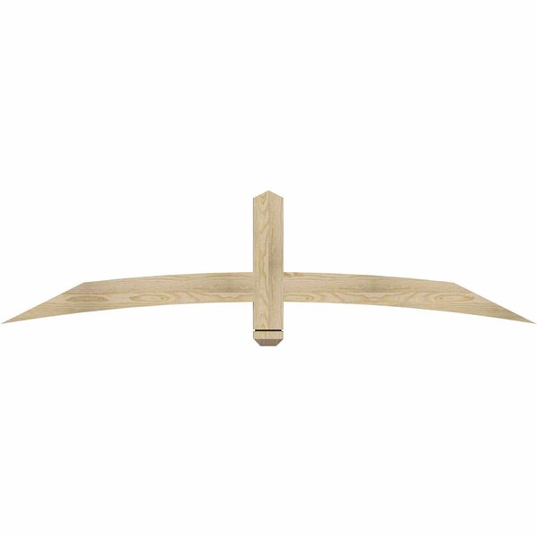 Ekena Millwork Bellingham Rough Sawn Timber Gable Bracket, Douglas Fir, 72"W x 18"H x 2"D x 4"F, 6/12 Pitch GBW072X18X0204BEL00RDF - main